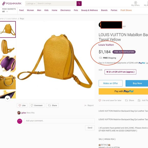 🔥BLOWOUT🔥 LOUIS VUITTON Epi Leather Yellow Mini Backpack - Picture 14 of 16